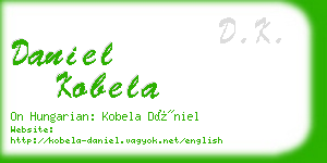 daniel kobela business card